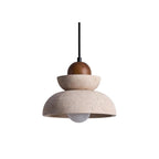 Travertine Stone Pendant Light