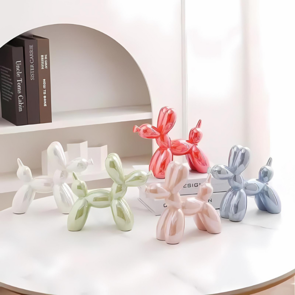 Decorative Ceramic Balloon Dog Statue