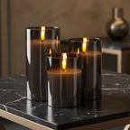 Flameless LED Candles – Battery Powered With Timer For Safe Ambient Decor