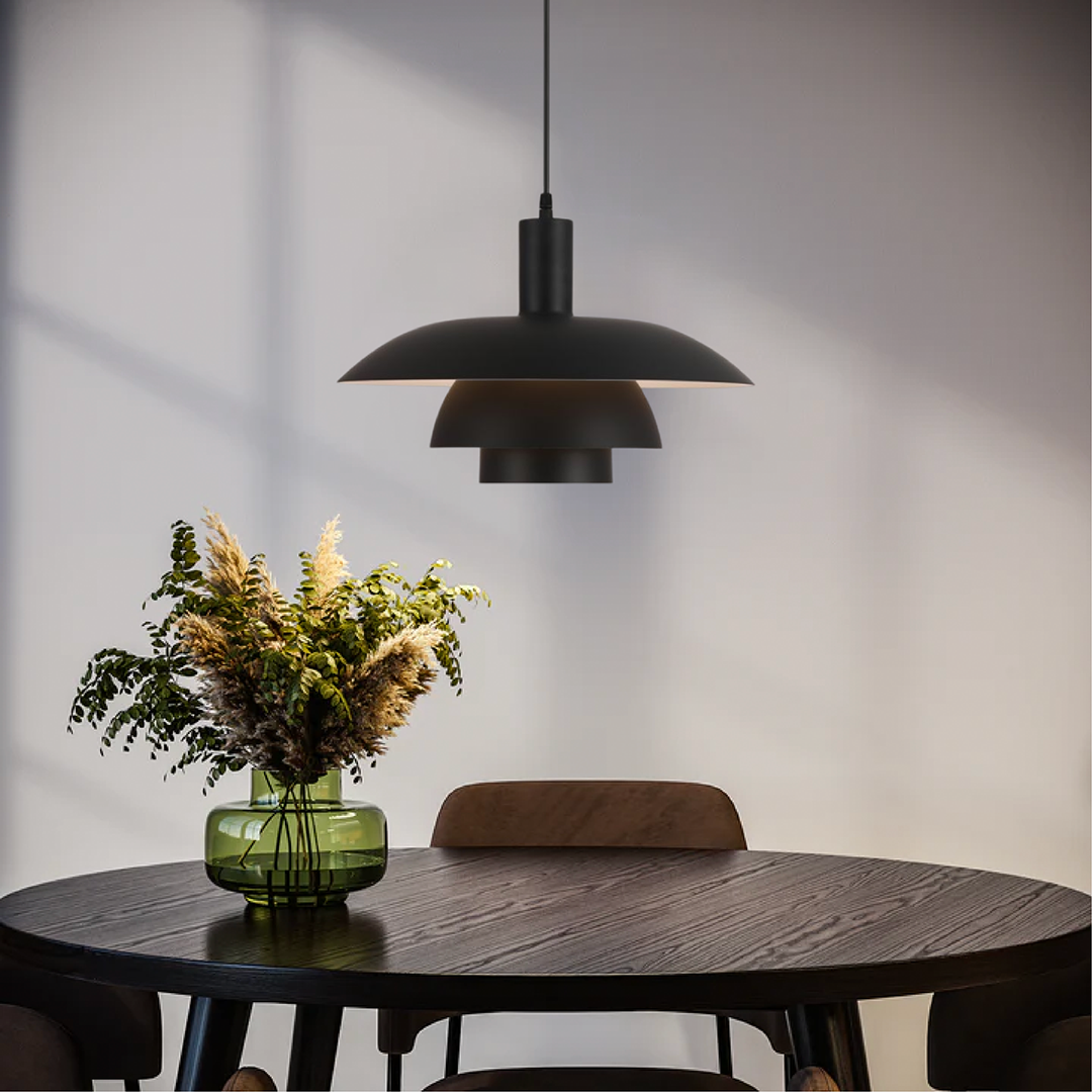 Metal LED Pendant Lamp – Danish Scandinavian Minimalist Dimmable Design