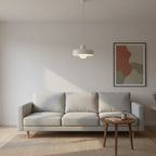 Bauhaus Colored Glass Pendant Lamp – Geometric Stacked Suspension Light