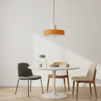 Bauhaus Colored Glass Pendant Lamp – Geometric Stacked Suspension Light