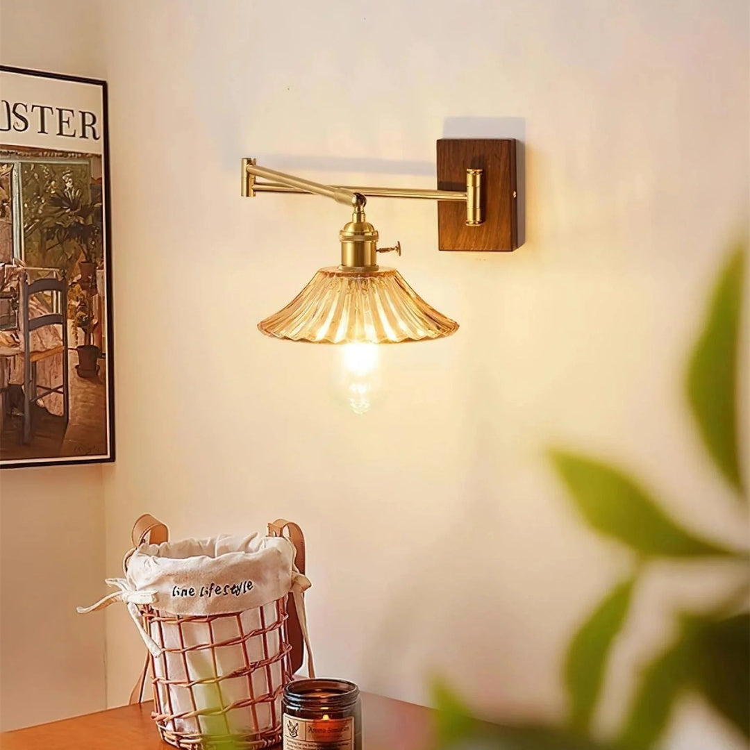 Industrial Glass Wall Light
