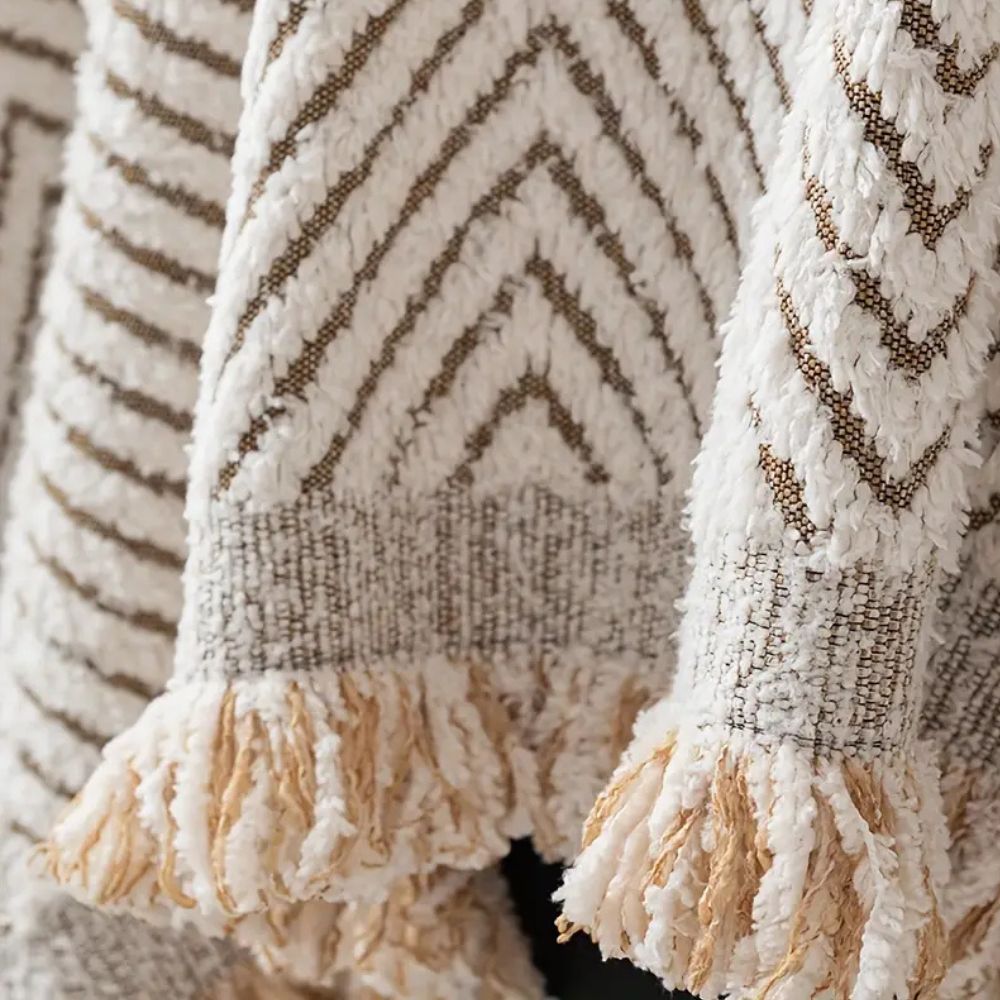 Sofa Cover Microfiber Blend | Classic Herringbone Pattern | Anti-Slip Furniture Protector Against Stains and Pet Hair