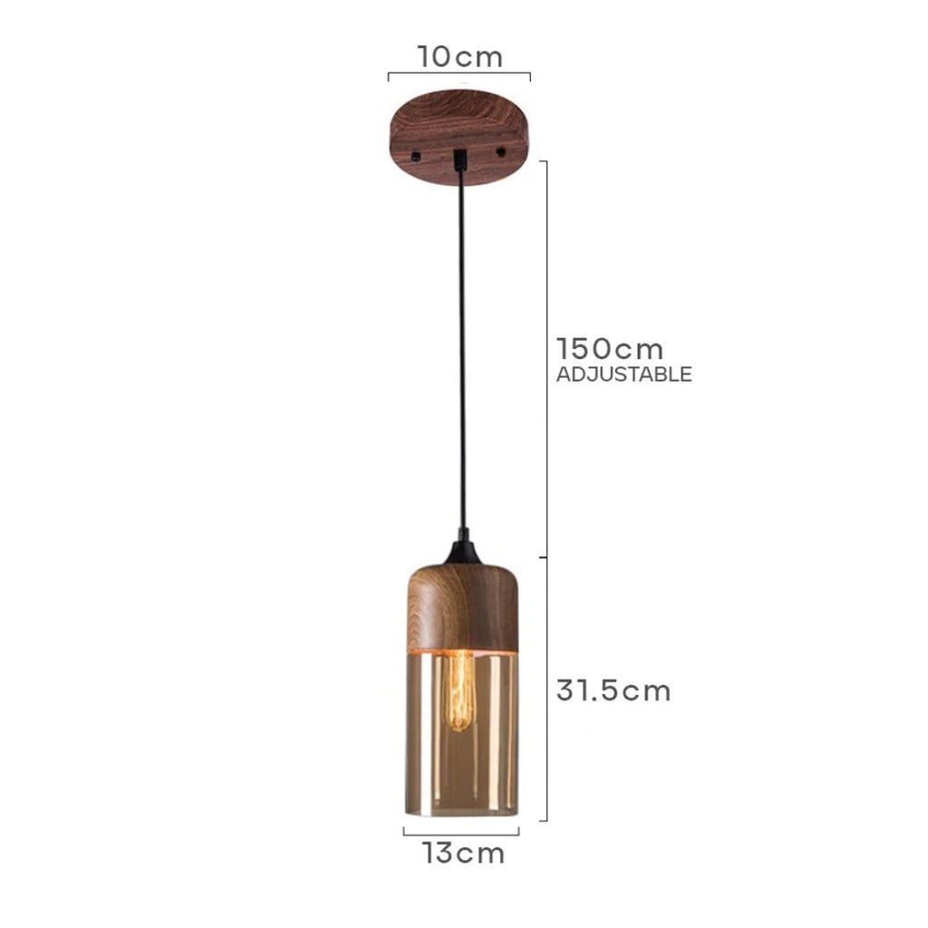 Scandinavian Glass Pendant Light