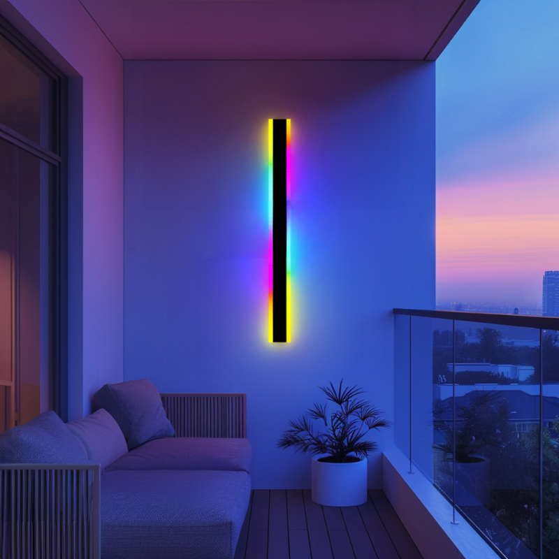 Minimalist RGB Outdoor Wall Light