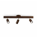 Wooden Adjustable Track Ceiling Light