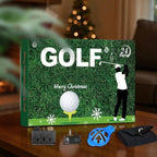 Golf Advent Calendar Gift Set | Indoor Golf Accessories and Holiday Countdown Box for Golfers and Collectors