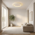 Mysaglobe Scandinavian Round Ceiling Lamp: Minimalist Illumination for Modern Interiors