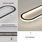 Modern Oval LED Ceiling Light