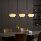Linear Triple Glass Pendant Light