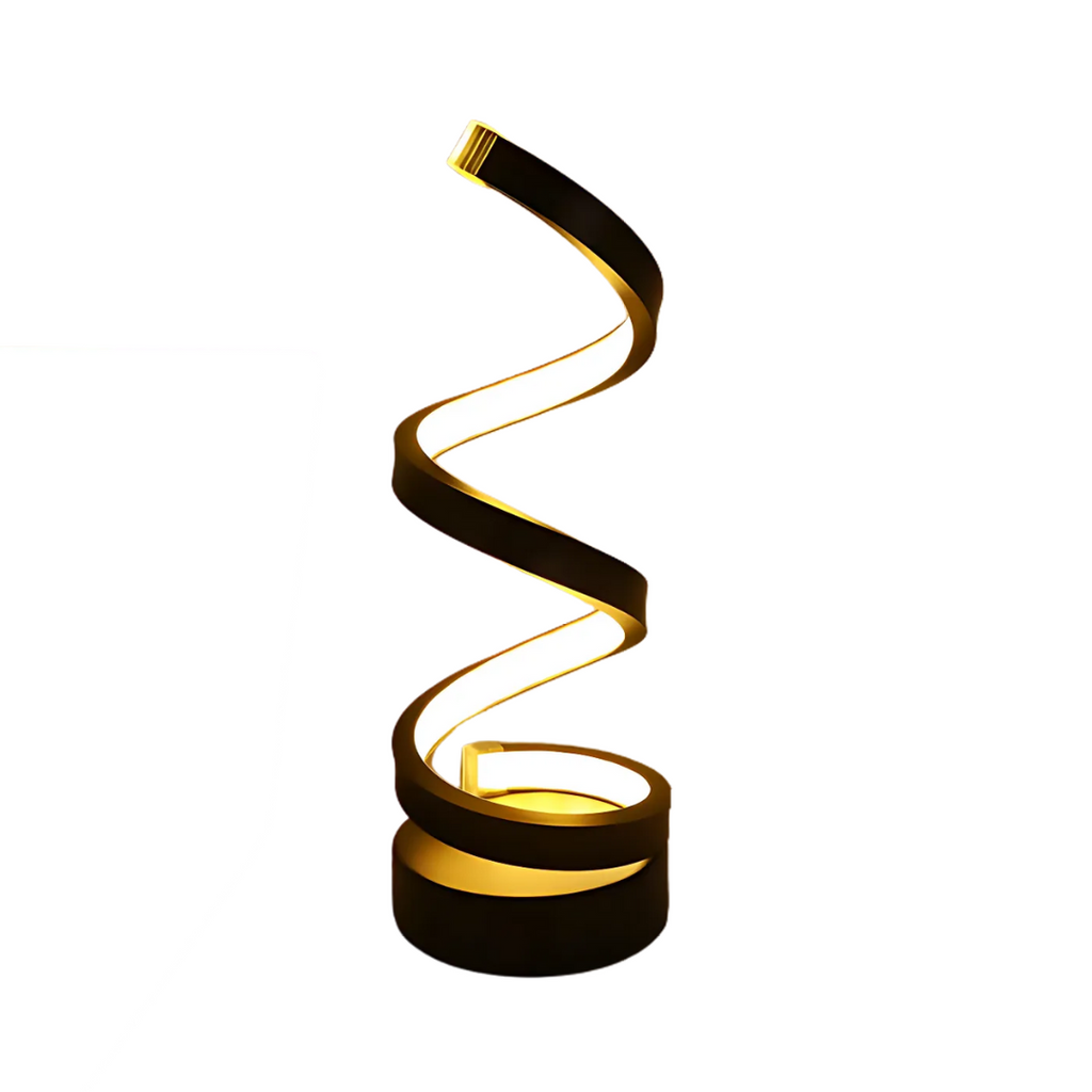 LED Spiral Design Table Lamp