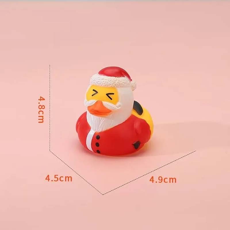 Rubber Duck Advent Calendar 2026 | 24 Day Christmas Countdown Toy Set for Kids - Holiday Themed Rubber Duckies Surprise Gift
