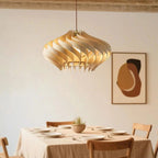 Japandi Wooden Pendant Light