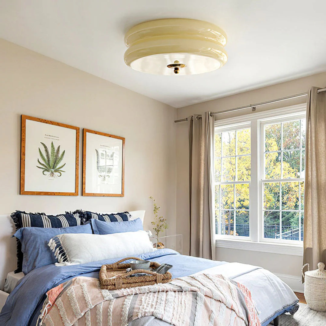 Art Deco Glass Ceiling Light