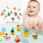 Rubber Duck Advent Calendar 2026 | 24 Day Christmas Countdown Toy Set for Kids - Holiday Themed Rubber Duckies Surprise Gift