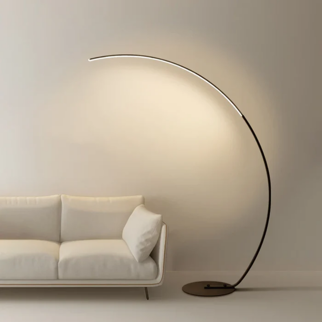 Minimalist Arc Floor Lamp Modern LED Standing Light