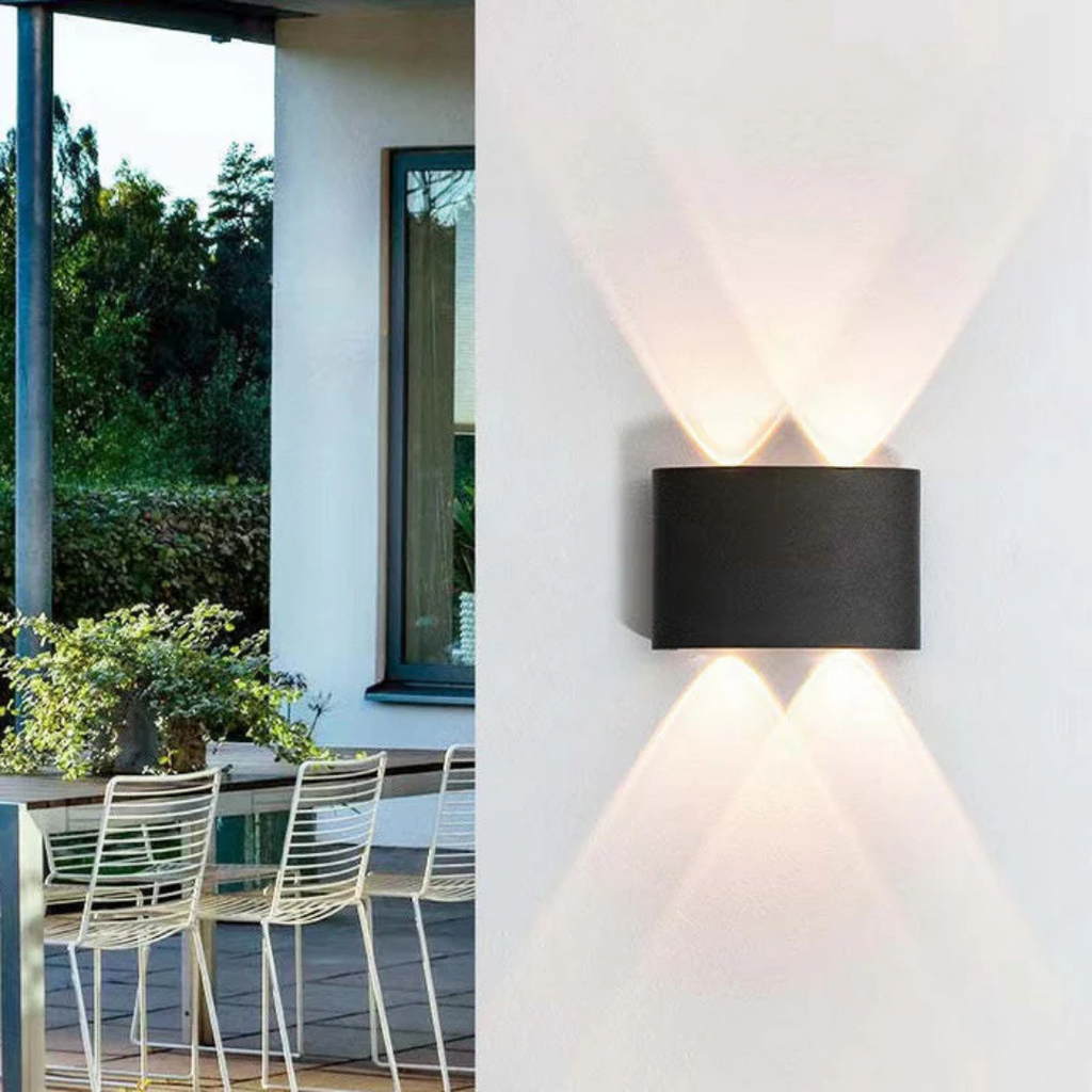 LED Wall Light Aluminum IP54 Weatherproof | Energy Efficient Lighting | Indoor and Outdoor Hardwired Wall Mounted Light