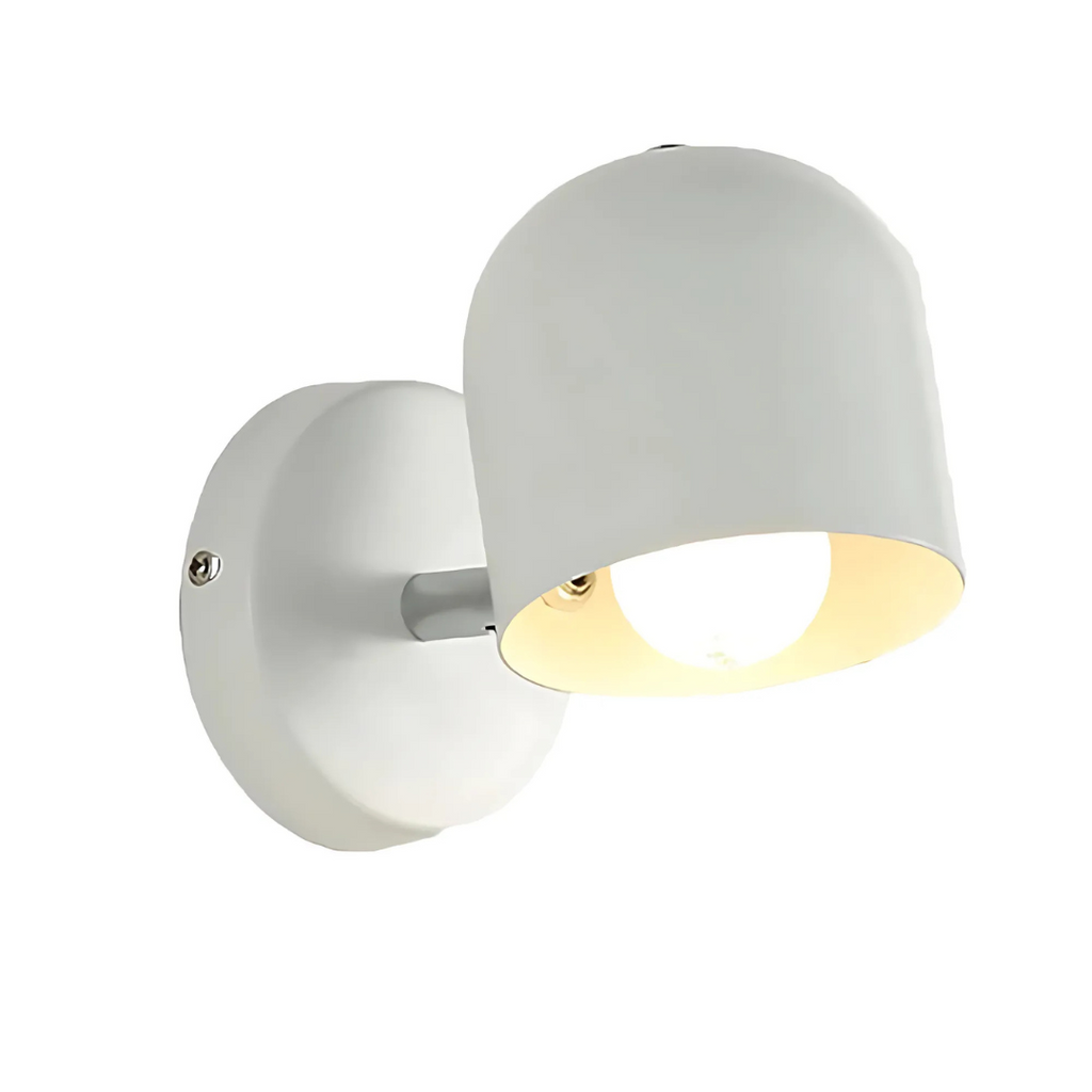 Minimalist Dome Wall Light Modern Metal Sconce Contemporary Indoor Accent Lamp