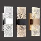 Contemporary Crystal Glass Wall Light