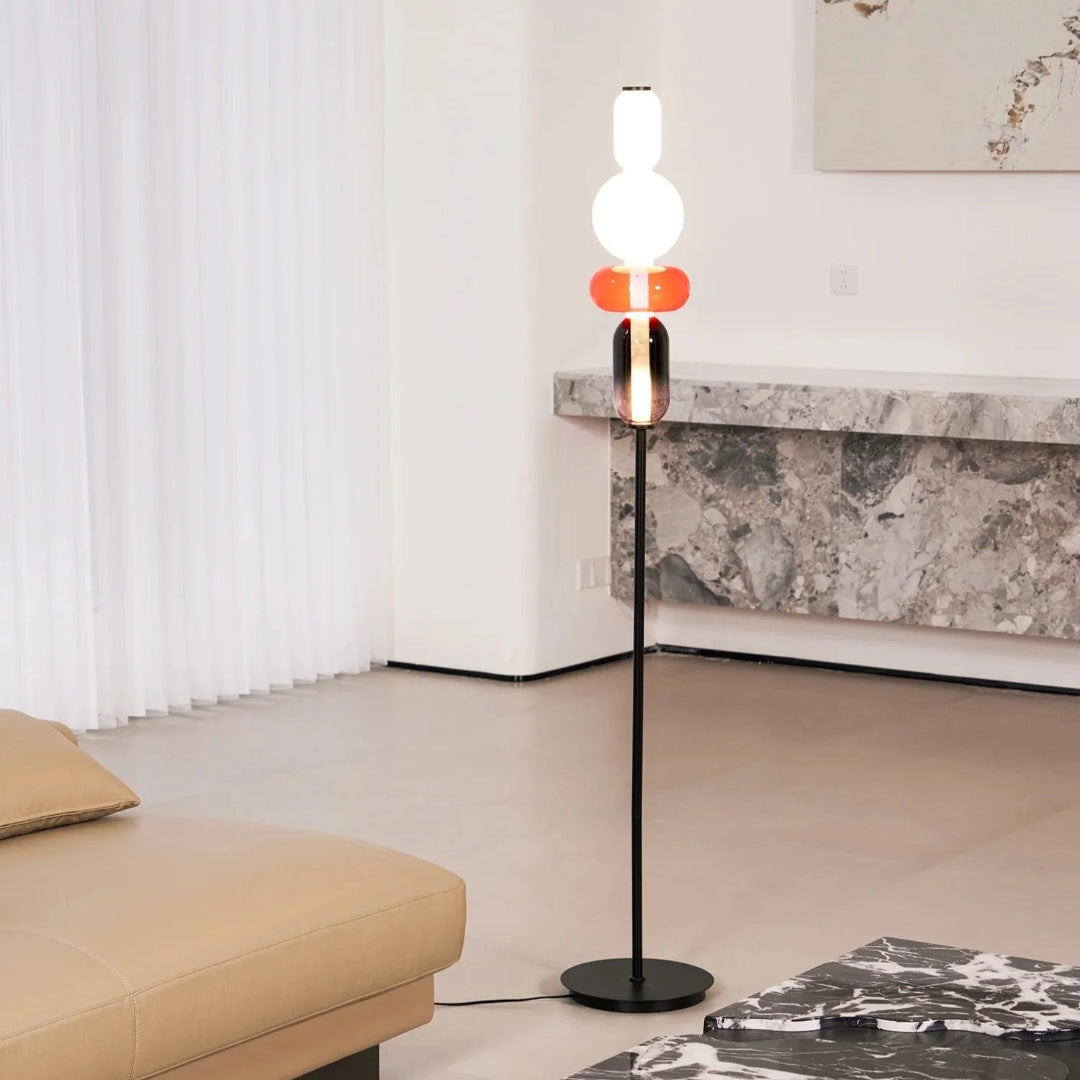 Modern Glass Floor Lamp
