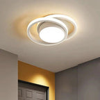 Contemporary Double Ring Ceiling Light