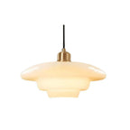 Modern Round Glass Pendant Light