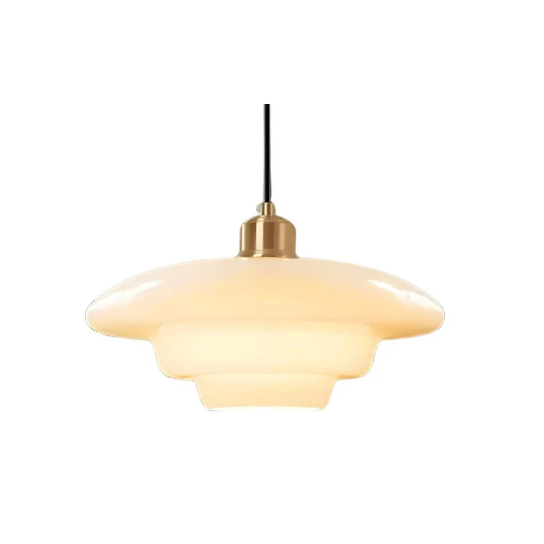 Modern Round Glass Pendant Light