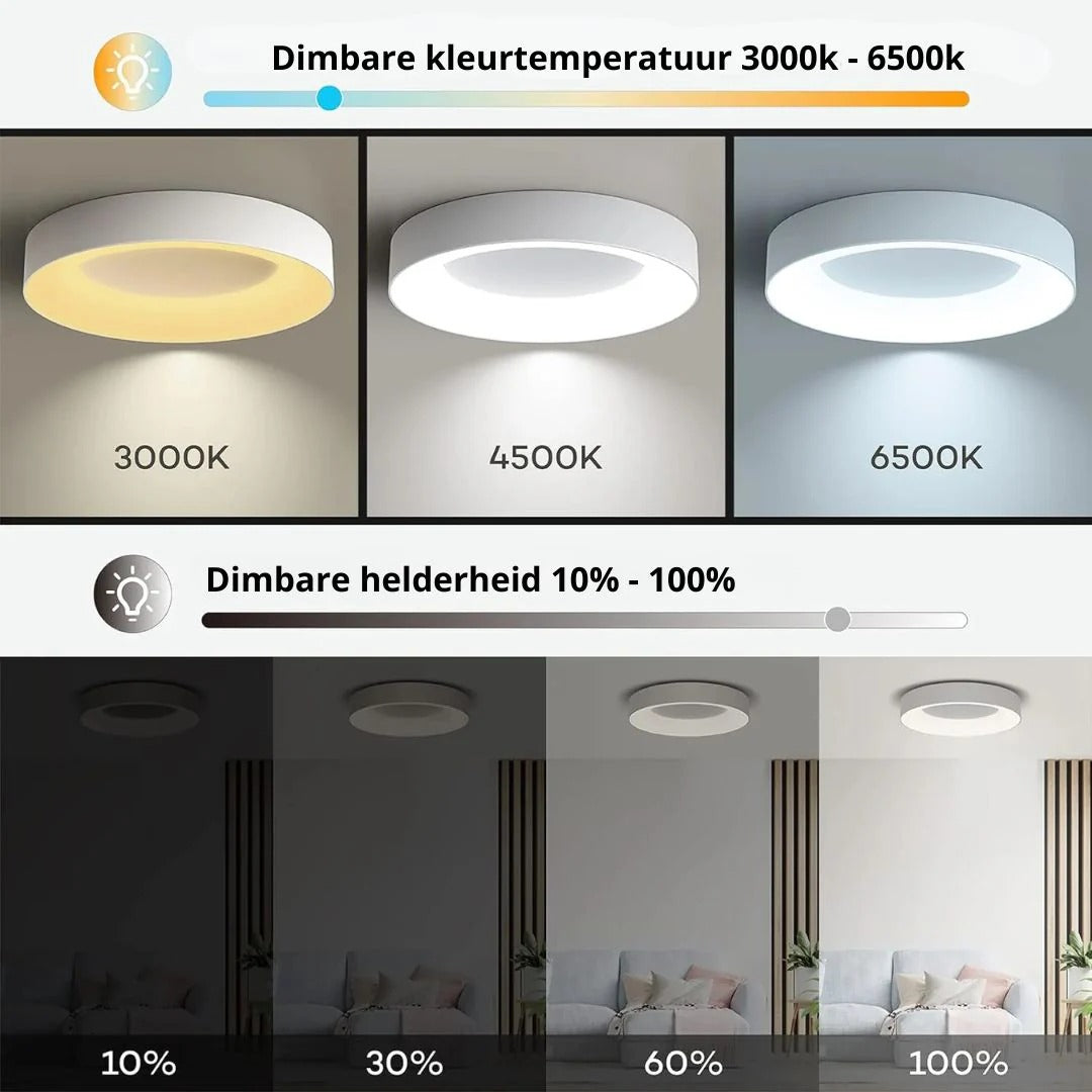 Minimalist Round Acrylic Ceiling Light