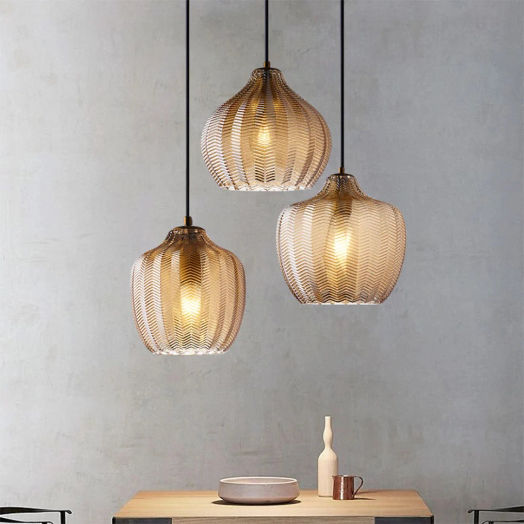 Woven Glass Pendant Light