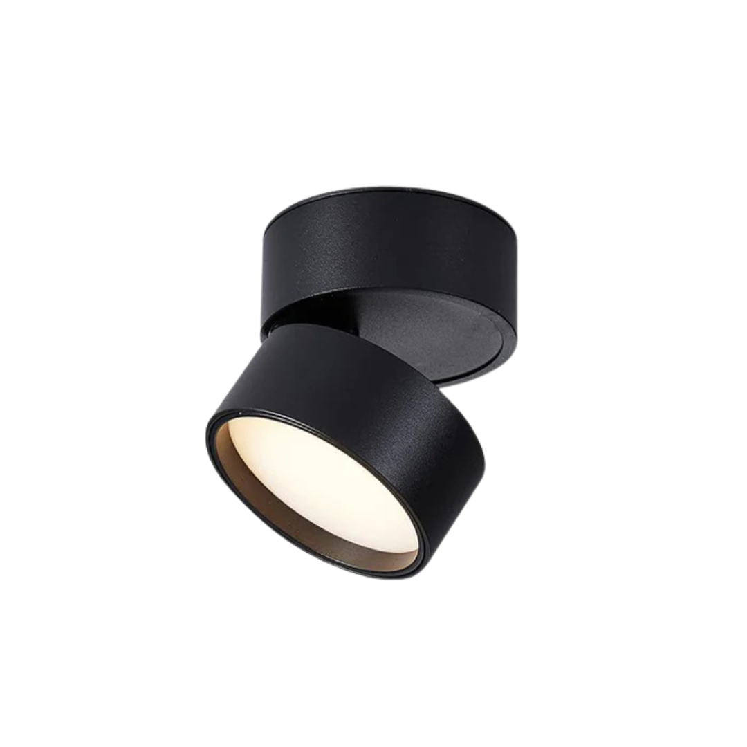 Adjustable LED Ceiling Light Aluminium | 7W Integrated LED | Focused Brightness for Kitchen Living Room and Hallway