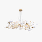Jarn Suspension Feuille/Multi Moderne Métal/Céramique Doré/Blanc Salon - Neutralighting