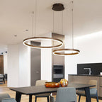Remi Suspension Anneau Moderne Métal Noir/Doré/Café Salon - Neutralighting