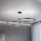 Remi Suspension Anneau Moderne Métal Noir/Doré/Café Salon - Neutralighting