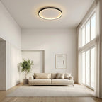 Mysaglobe Scandinavian Round Ceiling Lamp: Minimalist Illumination for Modern Interiors