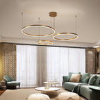 Remi Suspension Anneau Moderne Métal Noir/Doré/Café Salon - Neutralighting