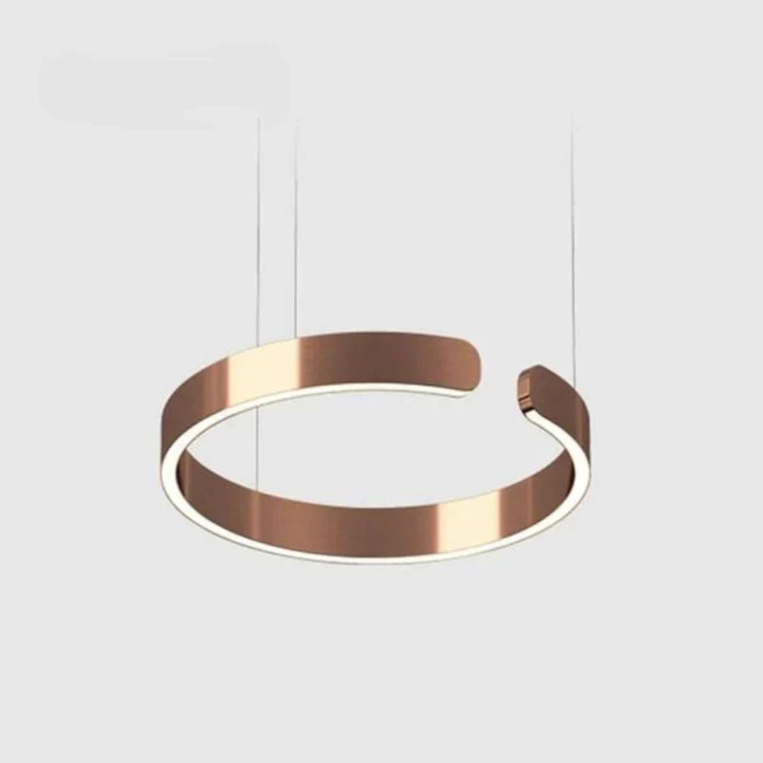 Circular LED Metal Pendant Light