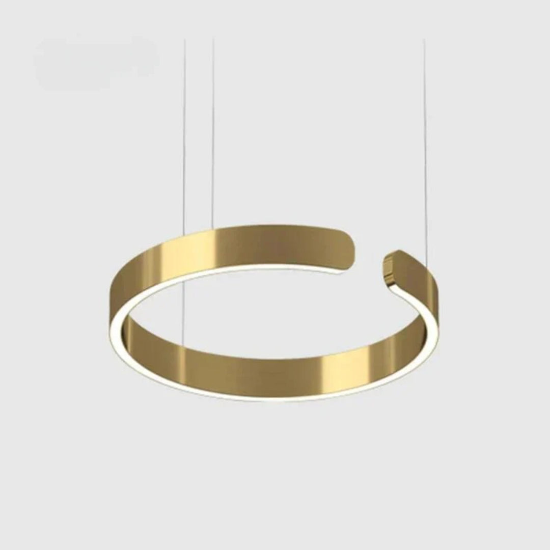 Circular LED Metal Pendant Light