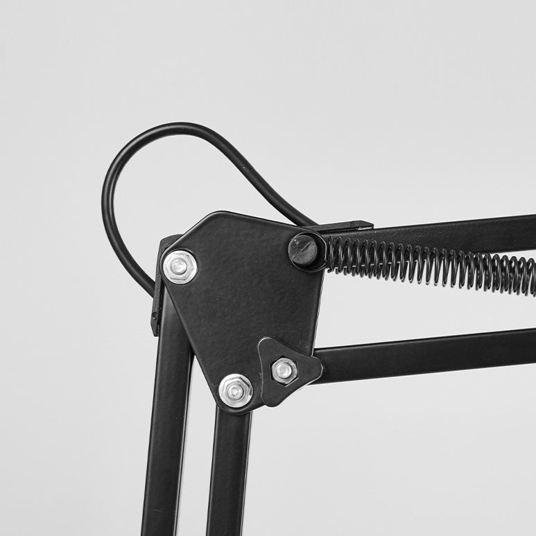 LED Clip On Table Lamp Metal Iron | Modern Minimalist Style | Precision Focused Lighting for Desks, Shelves and Workspaces
