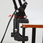 LED Clip On Table Lamp Metal Iron | Modern Minimalist Style | Precision Focused Lighting for Desks, Shelves and Workspaces