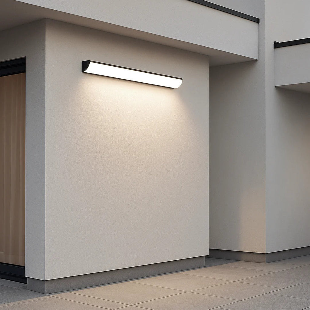 Modern Linear Outdoor Wall Light