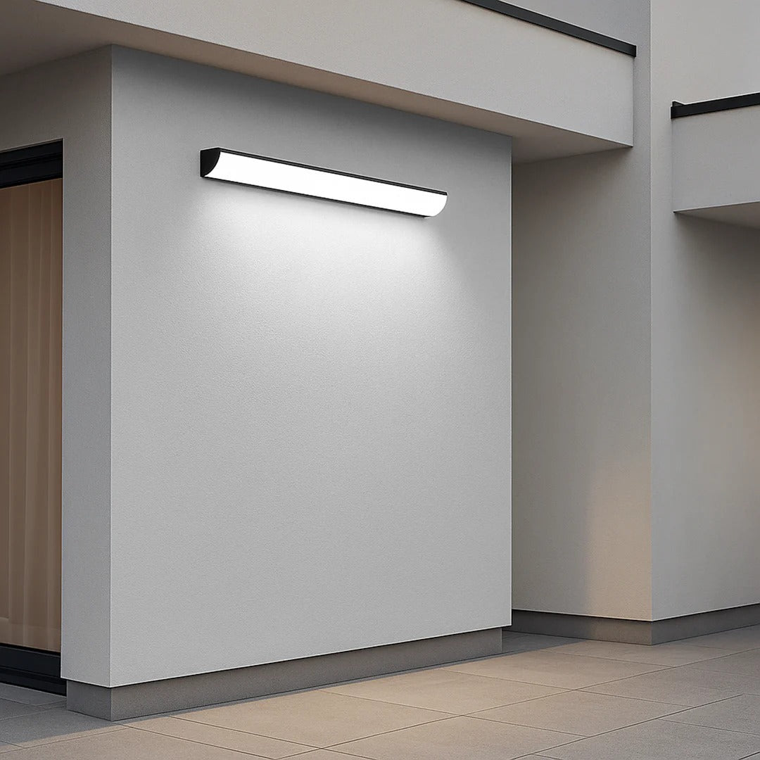 Modern Linear Outdoor Wall Light