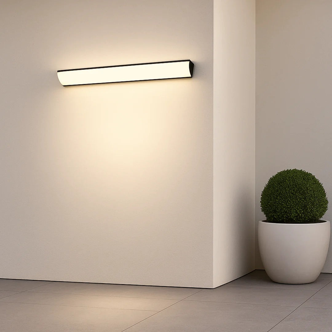 Modern Linear Outdoor Wall Light