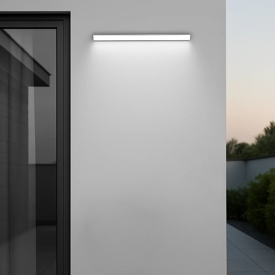 Modern Linear Outdoor Wall Light