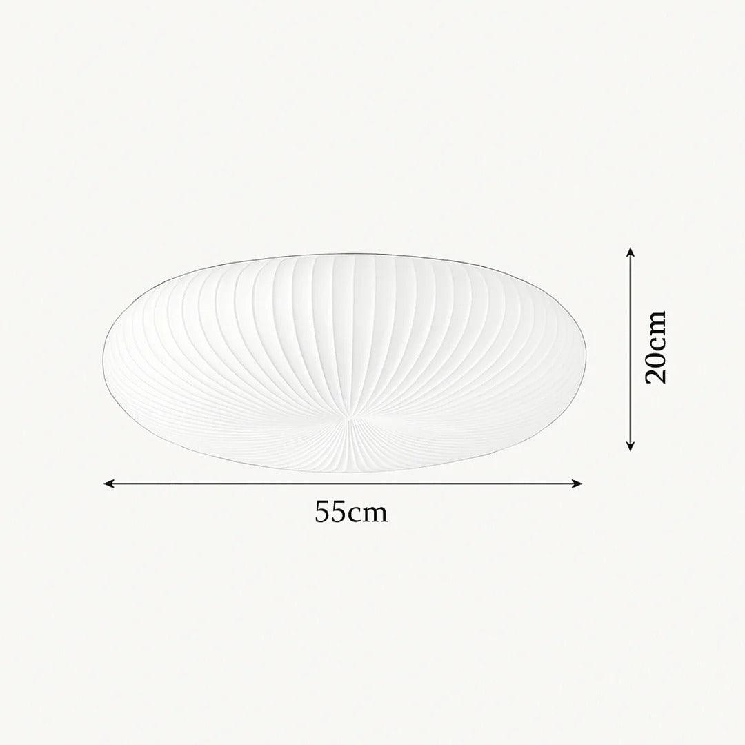 Minimalist Fabric LED Ceiling Light