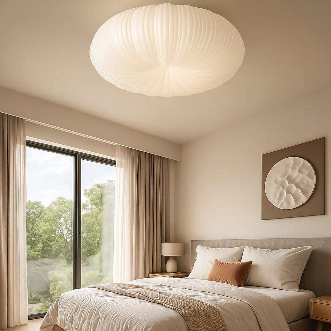 Minimalist Fabric LED Ceiling Light