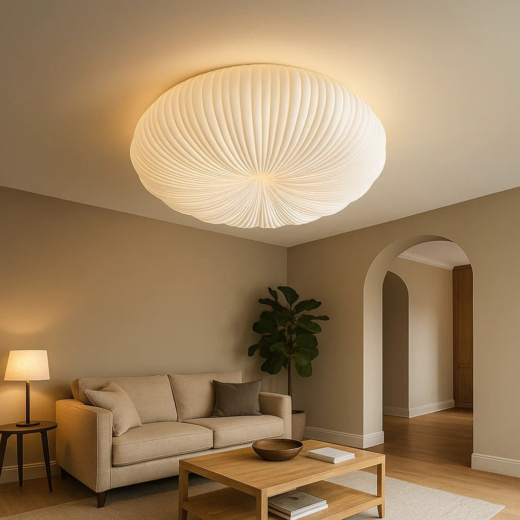 Minimalist Fabric LED Ceiling Light