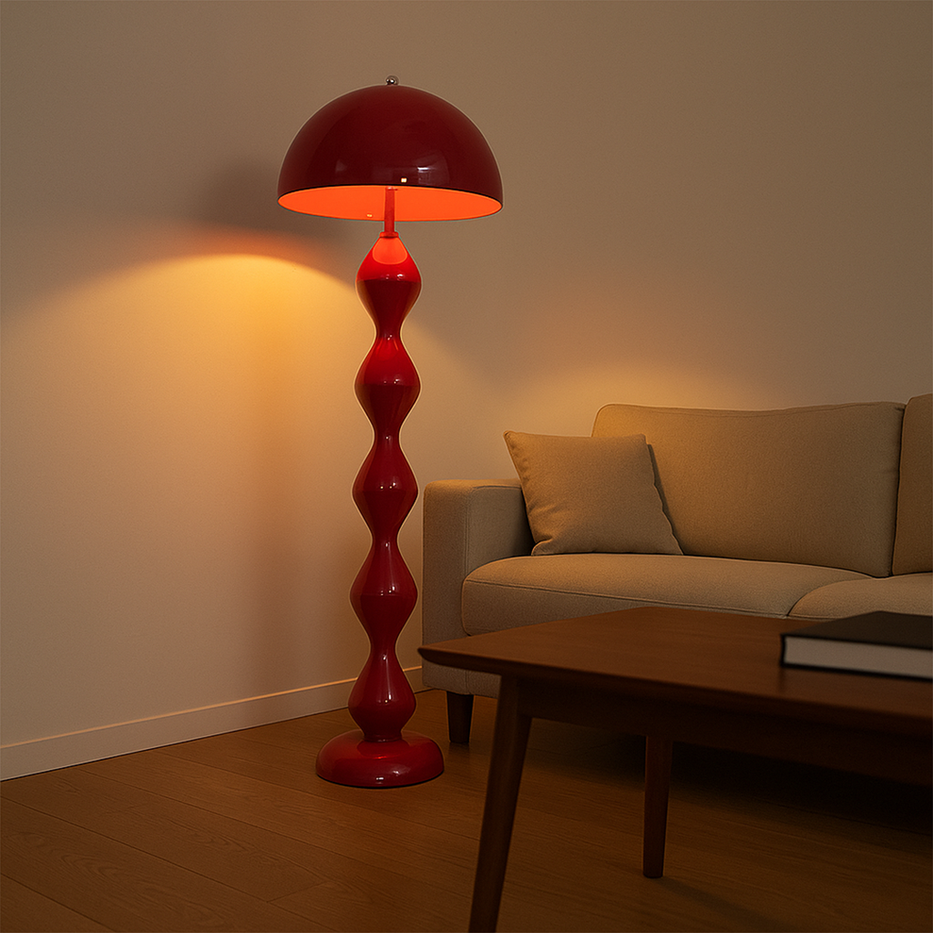 Scandinavian Curved Smart Floor Lamp