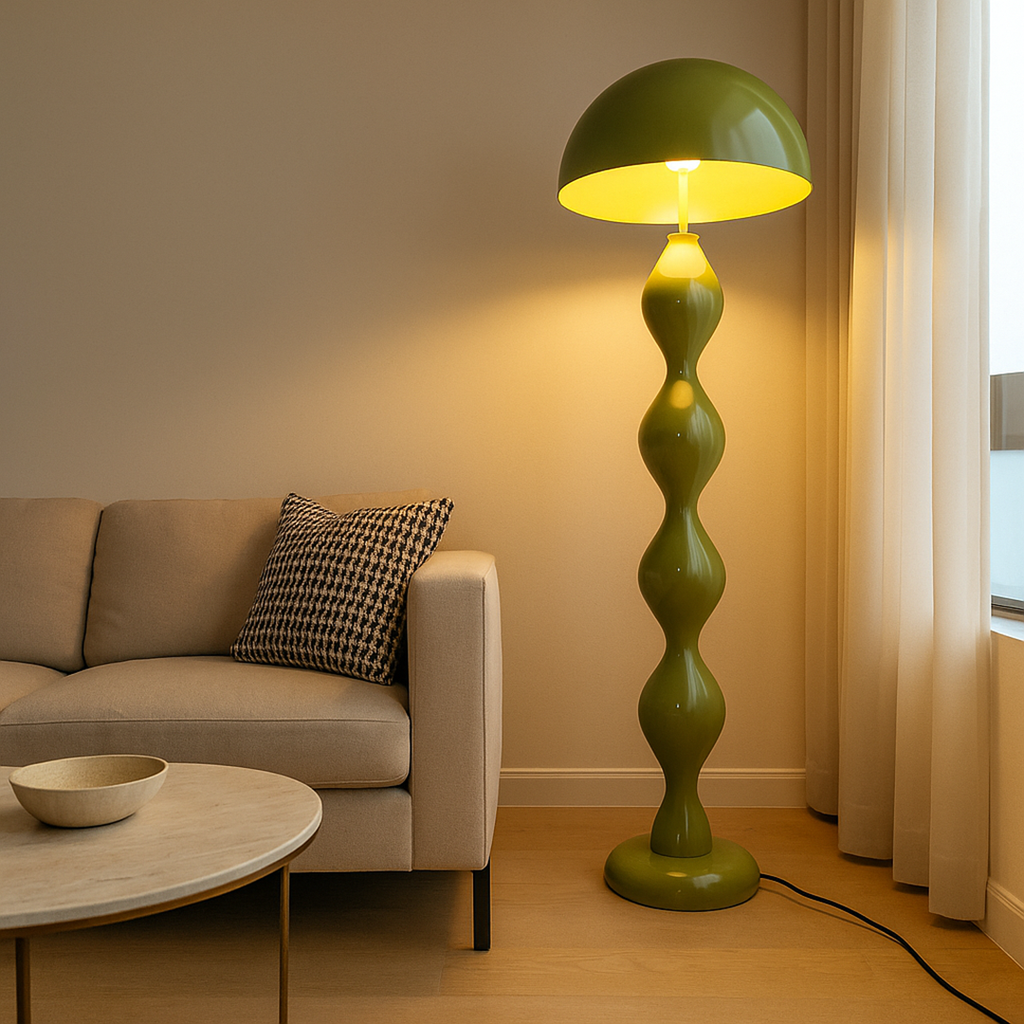 Scandinavian Curved Smart Floor Lamp