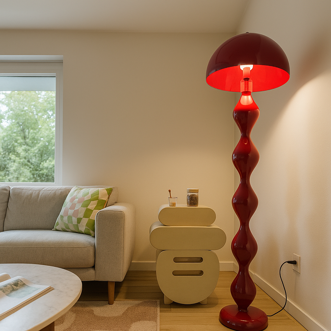Scandinavian Curved Smart Floor Lamp
